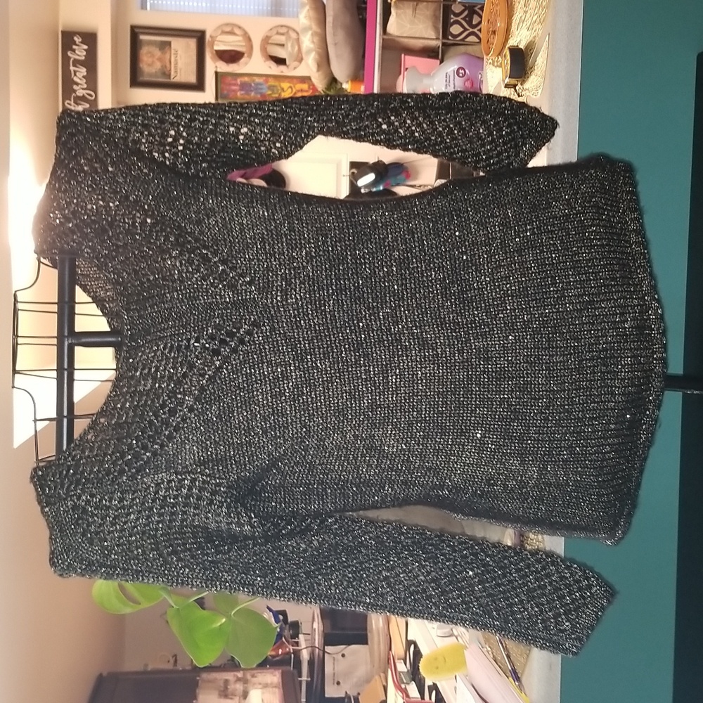 Guess black and gold knitted sweater